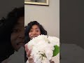 A REAL review  of RUMEAVAO Hydrangea Artificial Flowers with Ribbed Glass Vase - Real Touch Latex Fa