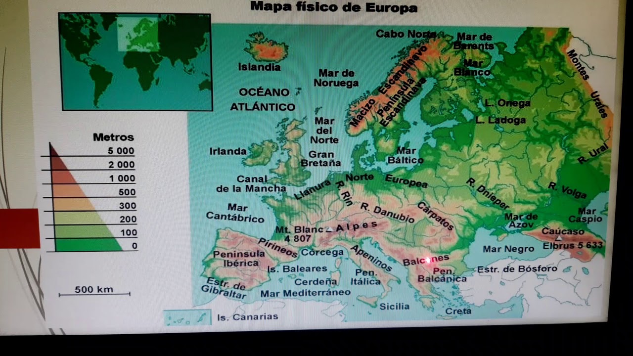 Geografía de Europa - YouTube