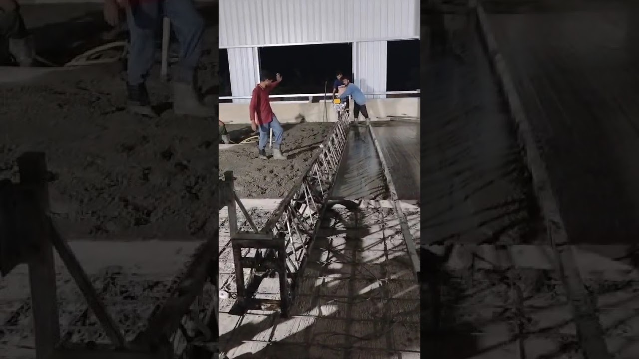 Large slab levelling