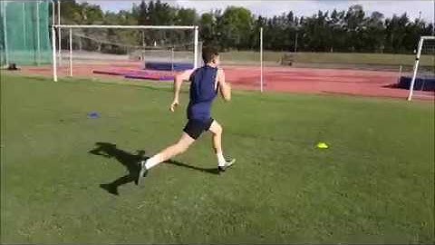 Steven Brcic ASSA Ranell Hobson COD Agility Football session