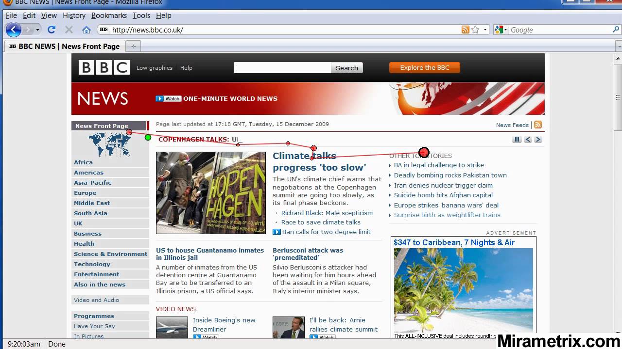 BBC News Reading Eye tracking Study - YouTube