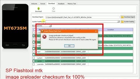 image preloader checksun failed fix 100% mtk 32bit and 64bit