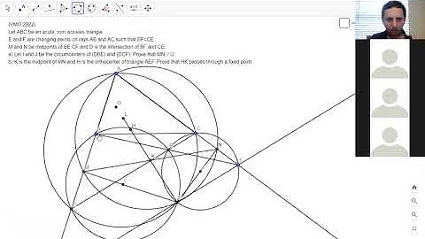 LIVESTREAM GEO #62B: A Recent Problem from the Vietnamese Math Olympiad Involving Steiner