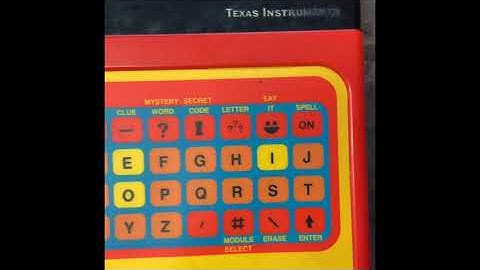 Speak and Spell Modifications and Circuit Bent