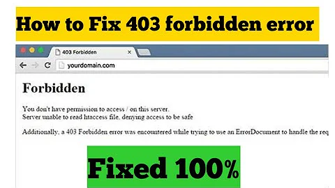 403 Forbidden Error Fix Windows 11| Fix Website Error Code 403 Access Denied on Chrome