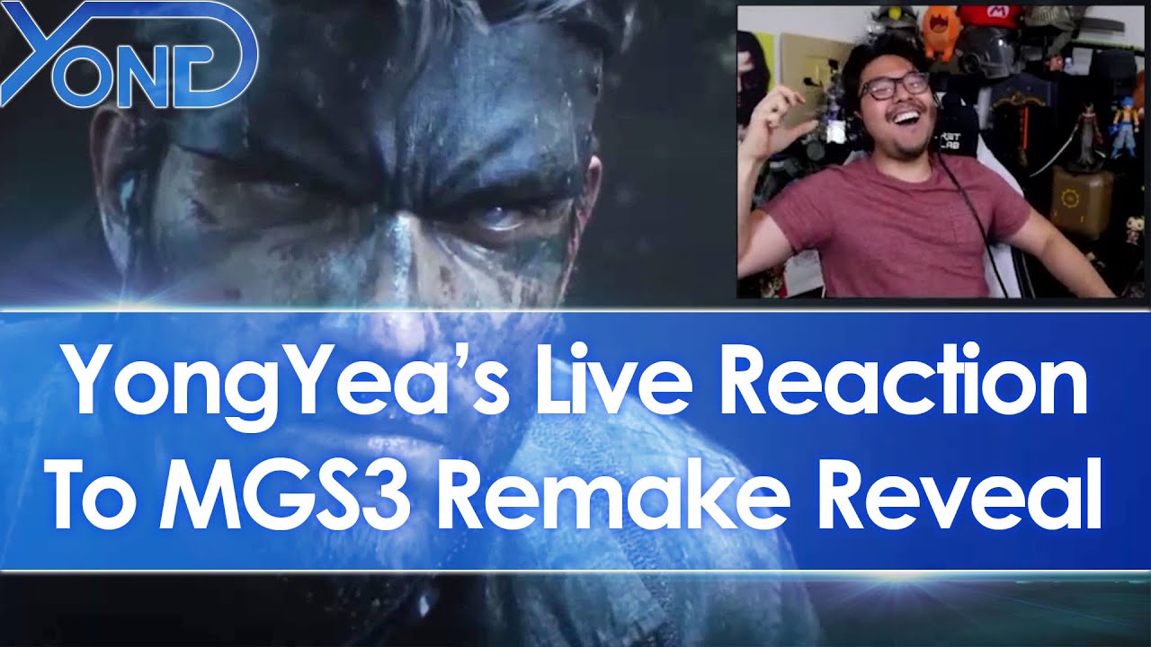 YongYea’s Live Reaction To Metal Gear Solid Delta: Snake Eater Reveal Trailer (MGS3 Remake)