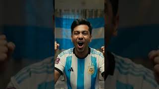 Argentina Pagla Fan 😅⚽ #ai #funny #aishorts #comedyhitler #comedy #ytshorts #argentina