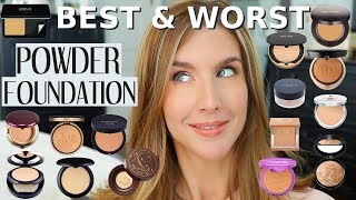 The BEST POWDER FOUNDATION For OILY SKIN | Mature Skin | 15 RANKED!