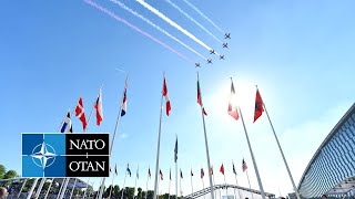 New NATO Headquarters Handover Ceremony and Fly-past, 25 MAY 2017