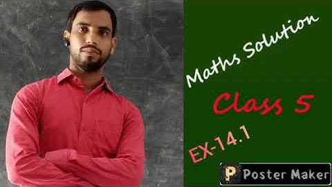 Viva Start up maths Solution class 5 Ex-14.1 By-SADDAM Sir