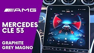 2024 Mercedes-AMG CLE 53 - Interior, Exterior and Driving. Graphite Grey Magno