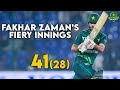 Fakhar Zaman's Quickfire 4️⃣1️⃣ Runs | Dominating South Africa Bowlers | Ball-by-Ball Coverage