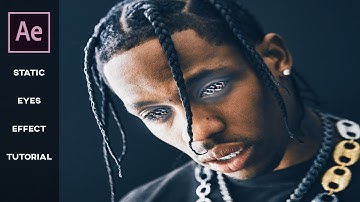 Crazy Static Eyes Effect ! (Adobe After Effects Tutorial)
