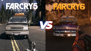 FAR CRY 5 vs FAR CRY 6 - Details Comparison