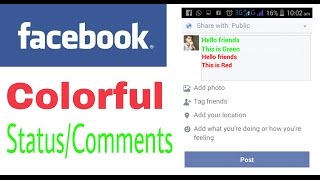 How to write colorful text on facebook screenshot 4