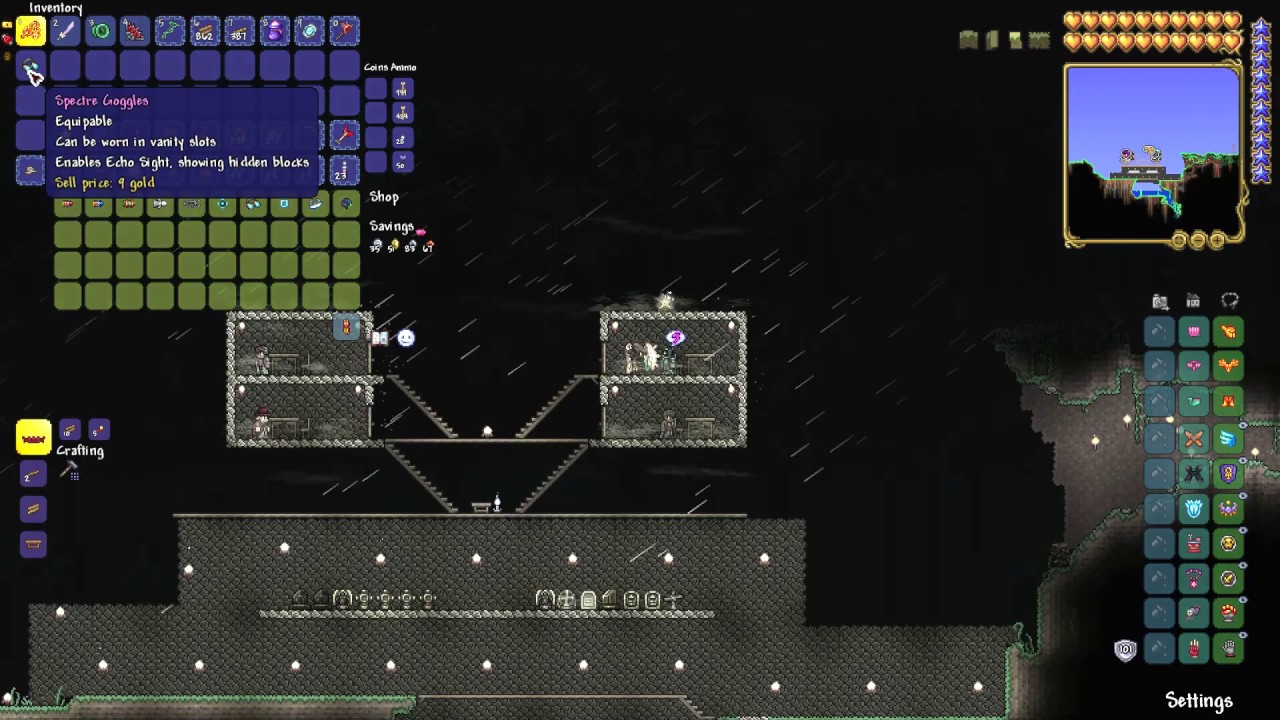 How to get Spectre Goggles Terraria 1.4 YouTube