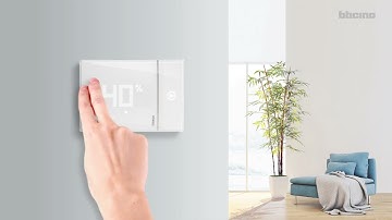 Smarther the connected thermostat of BTicino