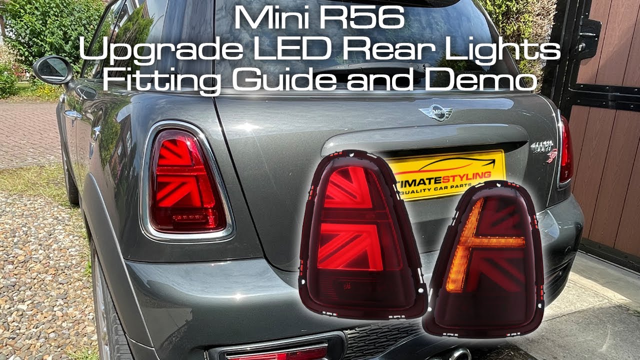 Mini R56 LED Rear Lights with Dynamic Indicators & Start-up Animation ...