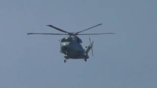 Royal Navy Agustawestland Merlin MK2 HM1 EH101 AW101 ZH854 820NAS Naval Air Squadron Culdrose