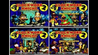 Clockwork Knight 2 - Main Title Screen (USA Ver. - All 10 Variations)