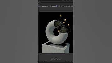 Abstract nature-inspired render, using the Forester plugin 🌻  #cinema4d #forester #3dmodeling