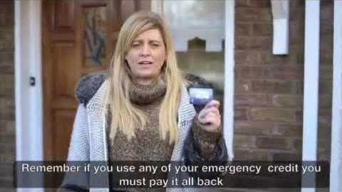 Prepay Gas Meter Emergency Credit