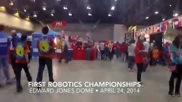 FIRST Robotics Championships time-lapse