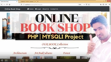 Online Book Shop PHP MYSQLI Project | PHP Project