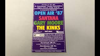 Santana (with Buddy Miles), Live 1987-05-24, St. Goarshausen, Germany, Freilichtbuehne Loreley