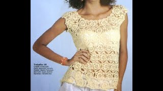 картинка: Crochet Motif Step by step*How to Crochet for Beginners*Мотивы крючком.Шестиугольник для топа  № 408