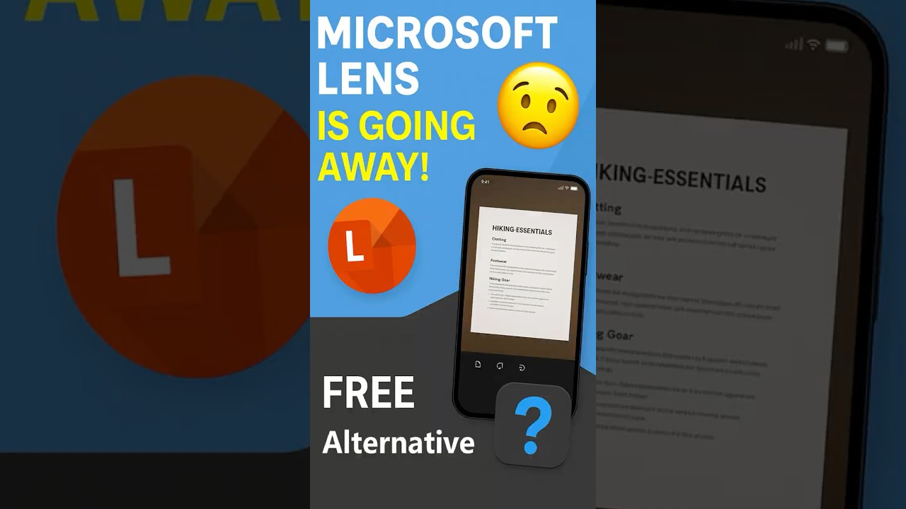 Best Free Alternative to Microsoft Lens #PDFgear Scan