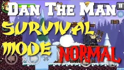 Dan The Man Survival Mode NORMAL Gameplay Trailer Android/iOS