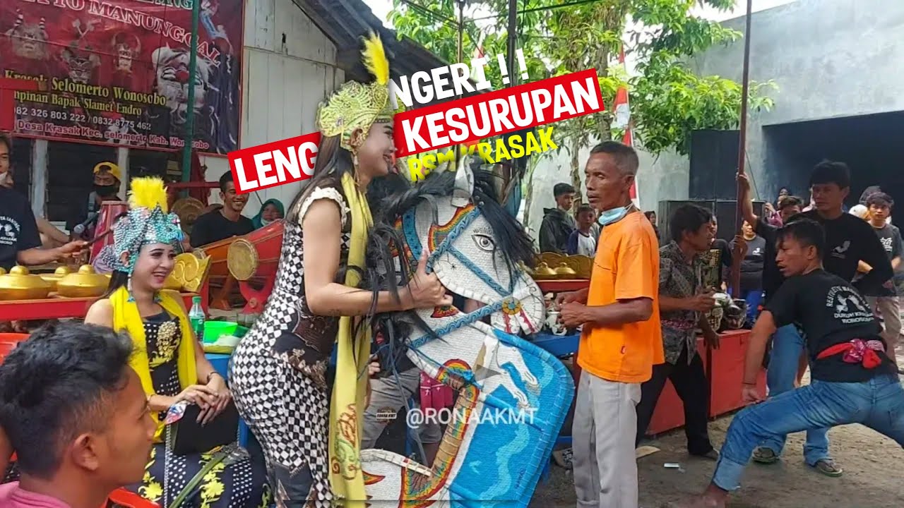 Ngeri ! ! Lengger Kesurupan Jaranan RSM Krasak
