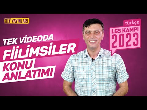 TEK VİDEODA HALLET! 8. Sınıf Türkçe Fiilimsiler Full Konu Anlatımı: LGS 2023 Kampı Genel Tekrar 2023