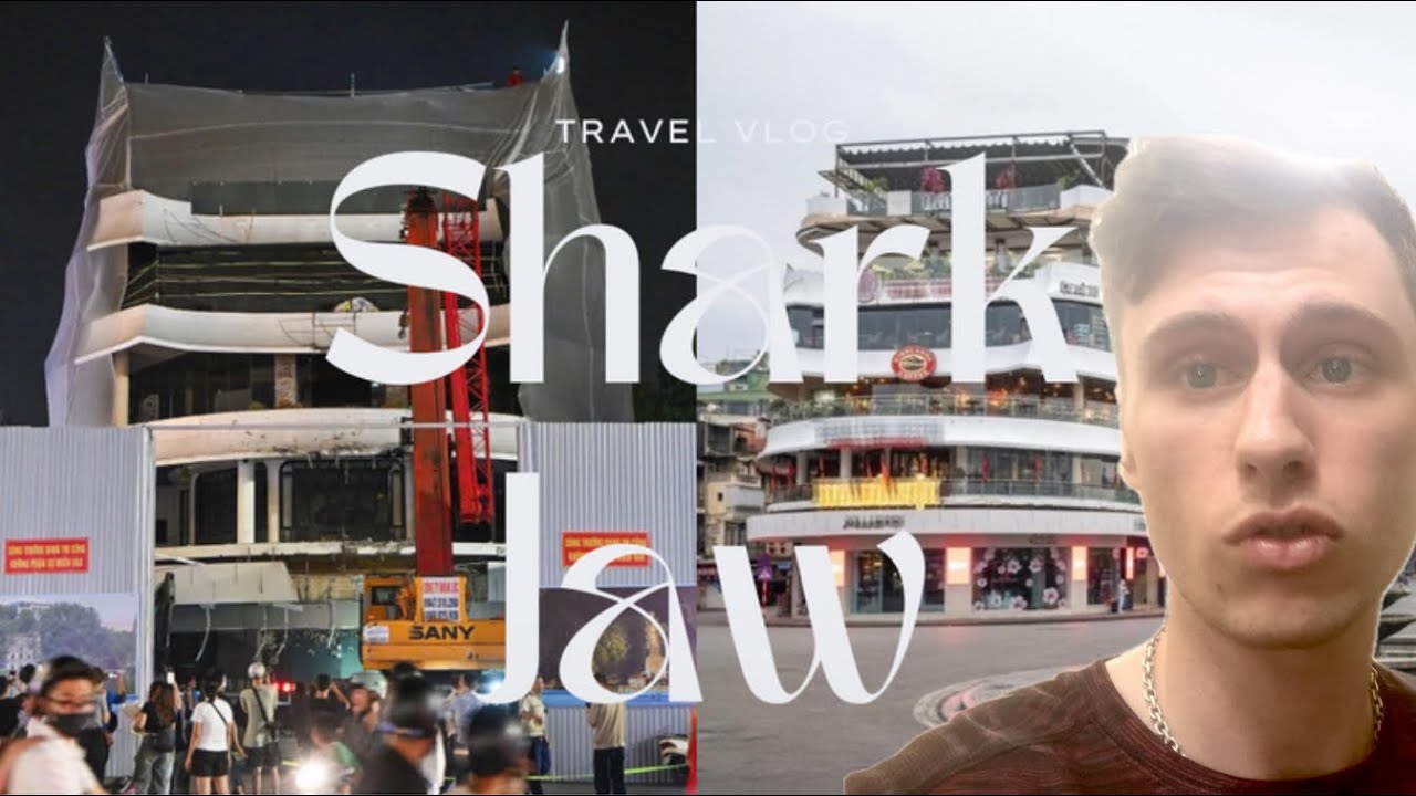 The iconic shark jaw in Hanoi is being demolished 