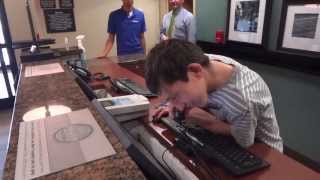 Laura Kilgore Testing My Phone Skills at the Front Desk at Hampton Inn Huntington, WV