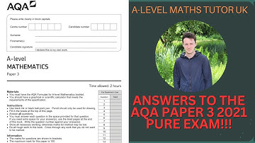 How to answer the HARDEST Paper 3 PURE AQA Question from 2021! (Stationary points + Transformations)