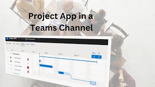 how to add the project app to a teams channel in microsoft 365