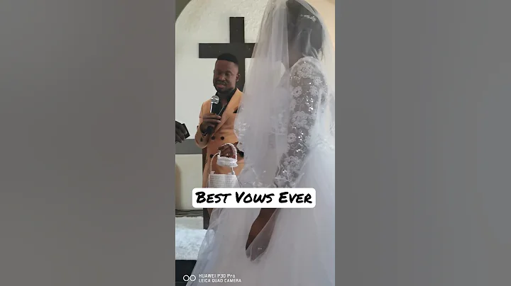 Best Vows ever by the groom : vows will make you cry  #shorts #wedding