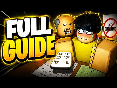 Cheating During Testing Guide! - Full Game Walkthrough + Ending (Roblox)