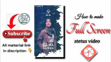 How To Make Trending #Status​ Whatsapp #FullScreen​ In KineMaster || Tutorial on Android #Status