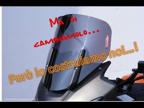 Video: Come si fa un foro nel parabrezza di una moto?