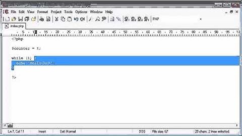 Beginner PHP Tutorial   25   while Loop
