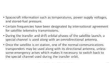 L16, Module 3   SPACE SEGMENT and SPACE LINK - TT&C Subsystem & Transponders