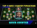 Top 4 Quick Counter Formations in eFootball 2026 ⚡ Xabi Alonso &amp; Jurgen Klopp Best Tactics