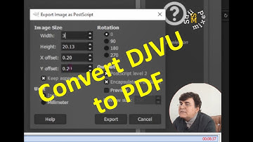 How to convert DJVU to PDF