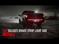LED Tailgate Brake Light Strip Install (Wired To 7-Pin Trailer Plug)