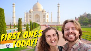 First ones in the TAJ MAHAL! | Seven Wonders of the World | Agra, India