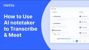How to Use Notta - AI Dashboard | Transcription & Meeting Notes Tutorial