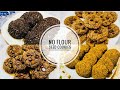 4 Healthy Gluten Free Cookie Recipes Using Flaxseeds, Pumpkin Seeds, Sesame Seeds, Sunflower Seeds